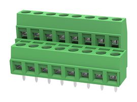 MP012078 - Wire-To-Board Terminal Block, 5 mm, 16 Ways, 26 AWG, 14 AWG, 1.5 mm², Screw - MULTICOMP PRO