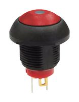 MPP12-6B203MM1CAS05L05 - Pushbutton Switch, Yellow-Illuminated, MP Pushbutton Switches Round-Flat, 13.6 mm, SPST, Off-(On) - MULTICOMP PRO