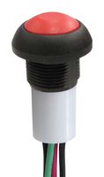 MPP12-6B205MM1CAS05L00-S001 - Pushbutton Switch, Non-Illuminated, MP Pushbutton Switches Round-Flat, 13.6 mm, SPST, Off-(On) - MULTICOMP PRO