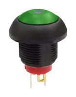 MPP12-6B206MM1CAS05L05 - Pushbutton Switch, Yellow-Illuminated, MP Pushbutton Switches Round-Flat, 13.6 mm, SPST, Off-(On) - MULTICOMP PRO