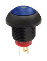 MPP12-6B207MM1CAS05L03 - Pushbutton Switch, Red-Illuminated, MP Pushbutton Switches Round-Flat, 13.6 mm, SPST, Off-(On) - MULTICOMP PRO