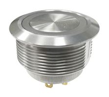 MPM22-A03FE-3-JR-3V - Pushbutton Switch, 3 V LED, MP Pushbutton Switches Round-Flat, 22.2 mm, SPST-NO-DM, Off-(On) - MULTICOMP PRO