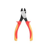 MP-VDE-DIAG7 - Pliers, Diagonal, 177.8 mm Length, CRV, Thermoplastic Rubber Handle, 1000V, VDE - MULTICOMP PRO
