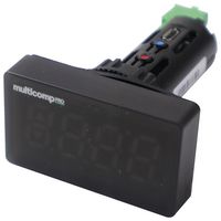 MP-335PM-01 - Panel Meter, Microcontroller Based, 4 Digit, Current / Voltage, 10 to 30 VDC, 14 mm, 28.5 x 50.5 mm - MULTICOMP PRO