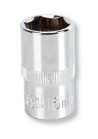 MP12-CRV16 - Socket, Hex, 16mm, 1/2" Drive Size, Chrome Vanadium, DIN3120 - MULTICOMP PRO