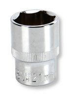 MP12-CRV21 - Socket, Hex, 21mm, 1/2" Drive Size, Chrome Vanadium, DIN3120 - MULTICOMP PRO