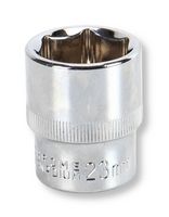 MP12-CRV23 - Socket, Hex, 23mm, 1/2" Drive Size, Chrome Vanadium, DIN3120 - MULTICOMP PRO