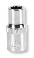 MP14-CRV06 - Socket, Hex, 6mm, 1/4" Drive Size, Chrome Vanadium, DIN3120 - MULTICOMP PRO