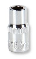 MP14-CRV065 - Socket, Hex, 6.5mm, 1/4" Drive Size, Chrome Vanadium, DIN3120 - MULTICOMP PRO