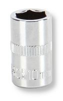 MP14-CRV10 - Socket, Hex, 10mm, 1/4" Drive Size, Chrome Vanadium, DIN3120 - MULTICOMP PRO