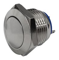 MP-PB7-01B32BFM - Vandal Resistant Switch, 4 N, 0.63 ", SPST-NO-DM, Off-(On), Round Flat, Natural - MULTICOMP PRO