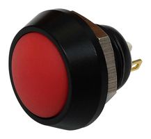 MP-PB7-01PB4EBRRM - Vandal Resistant Switch, 3.5 N, 0.472 ", SPST-NO-DM, Off-(On), Round Domed, Red - MULTICOMP PRO
