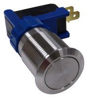 MP-PB7-06B22FF - Vandal Resistant Switch, 4 N, 0.748 ", SPDT, On-On, Round Flat, Natural - MULTICOMP PRO