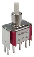 MP-PB8-BB00B10QE-1 - Pushbutton Switch, DPDT, On-(Off), Round Plunger - MULTICOMP PRO
