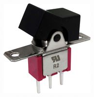 MP-R2-2B-B-5-10 - Rocker Switch, Miniature, On-On, SPDT, Non Illuminated, Panel Mount, Black - MULTICOMP PRO