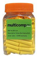BV5-JAR - Butt Splice, Yellow, BV Series, 12 AWG, 10 AWG, 5.5 mm², Vinyl - MULTICOMP PRO