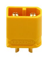 MP011749 - Rectangular Power Connector, 2 Contacts, XT30UD, Cable Mount, Solder Cup, Plug - MULTICOMP PRO
