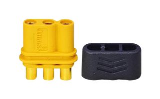 MP011763 - Rectangular Power Connector, 3 Contacts, MR30, Cable Mount, Solder Cup, 3.5 mm - MULTICOMP PRO