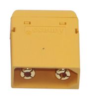 MP011801 - Rectangular Power Connector, 2 Contacts, XT90PW, PCB Mount, Through Hole Right Angle, Plug - MULTICOMP PRO