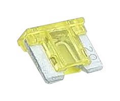 MP012577 - Fuse, Automotive, Yellow, 20 A, 32 V, 11mm x 3.8mm x 9mm, MP Auto Blade Low Profile Series - MULTICOMP PRO