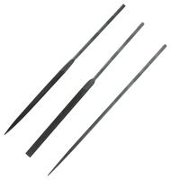 MP012480 - Precision Needle File Set, Swiss Style, 160 mm, 3 Pieces - MULTICOMP PRO