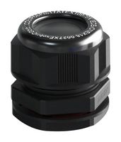 MP012652 - Cable Gland, EX-E, ATEX, M12 x 1.5, 3 mm, 6.5 mm, Nylon (Polyamide), Black, IP68 - MULTICOMP PRO