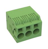 MP012700 - Wire-To-Board Terminal Block, 7.5 mm, 3 Ways, 24 AWG, 8 AWG, 10 mm², Push In - MULTICOMP PRO