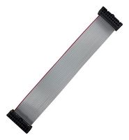 MP012819 - Ribbon Cable, IDC Receptacle to IDC Receptacle, 20 Ways, 9.84 ", 250 mm, 2.54 mm - MULTICOMP PRO