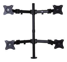 83-17548 - LCD VESA Desk Mount, Quad,  726 mm x 116 mm x 900 mm, 13" to 27" LCD Monitors, Steel - PRO SIGNAL