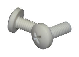 MP013041 - Screw, Pan Head Phillips, M4, PP (Polypropylene), 16 mm Length - MULTICOMP PRO
