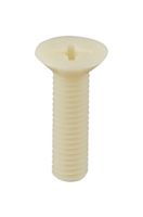 MP013110 - Screw, Flat / Countersunk Head Phillips, M3, Nylon (Polyamide) / Fibre Reinforced, 8 mm Length - MULTICOMP PRO