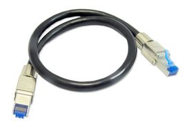 MP013134 - Ethernet Cable, Cat8, RJ45 Plug to RJ45 Plug, SFTP (Screened Foiled Twisted Pair), Black, 500 mm - MULTICOMP PRO