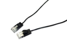 MP013148 - Ethernet Cable, Cat6a, RJ45 Plug to RJ45 Plug, UTP (Unshielded Twisted Pair), Black, 5 m, 16.4 ft - MULTICOMP PRO