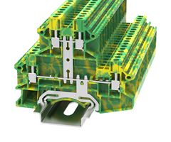 MP012883 - DIN Rail Mount Terminal Block, 4 Ways, 28 AWG, 12 AWG, 4 mm², Screw - MULTICOMP PRO