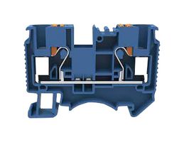 MP012894 - DIN Rail Mount Terminal Block, 2 Ways, 20 AWG, 8 AWG, 10 mm², Push In, 41 A - MULTICOMP PRO
