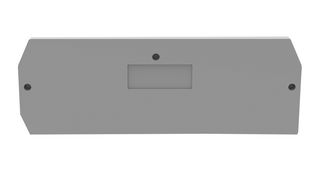 MP012910 - Accessory, Grey, 2.5mm Width DIN Rail Terminal Blocks, End Cover, MP WS SPRING CAGE Series - MULTICOMP PRO