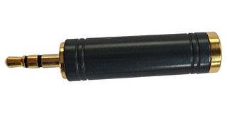 MP013328 - Audio Adapter, Grey Handle, Stereo Plug - 3.5mm, Stereo Receptacle - 6.35mm - MULTICOMP PRO