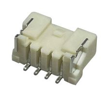 MP013280 - Pin Header, Wire-to-Board, 2 mm, 1 Rows, 4 Contacts, Surface Mount Right Angle, MP W2B LOCK 2MM - MULTICOMP PRO