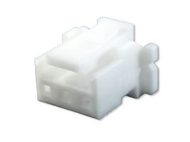 MP013299 - Connector Housing, White, MP W2B LOCK 2MM, Receptacle, 3 Ways, 2 mm - MULTICOMP PRO