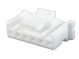 MP013302 - Connector Housing, White, MP W2B LOCK 2MM, Receptacle, 6 Ways, 2 mm - MULTICOMP PRO