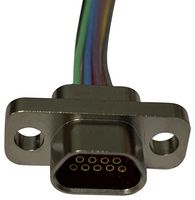 MP013357 - Micro D Cable Assembly, 26AWG, Micro-D Receptacle to Free End, 9 Ways, 18 ", 460 mm, MP Micro-D - MULTICOMP PRO