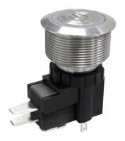 MPW25-A0F1LA24-A1ZB - Vandal Resistant Switch, 24 V LED, MP Vandal Resistant Switches Latching, 25 mm, SPDT, Latching - MULTICOMP PRO