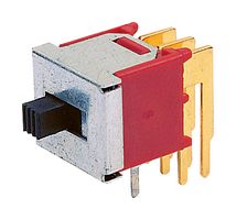 MP5FD1S102M6QES - Slide Switch, Subminiature, DPDT, On-None-On, Through Hole, Right Angle, MP Slide Switches, 3 A - MULTICOMP PRO