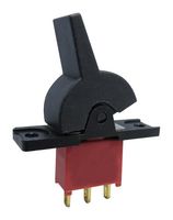 MP3AS3R202M1RES - Rocker Switch, Sealed, On-Off-On, SPDT, Non Illuminated, Panel Mount, Black - MULTICOMP PRO