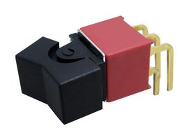 MP3AD1J102M6RES - Rocker Switch, Sealed, On-None-On, DPDT, Non Illuminated, Through Hole, Black - MULTICOMP PRO