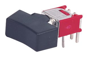 MP4MS1R102M6QES - Rocker Switch, Subminiature, On-None-On, SPDT, Non Illuminated, Through Hole, Black - MULTICOMP PRO