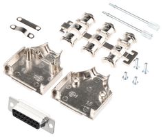 MP013631 - D Sub Connector, Standard, Receptacle, 15 Contacts, DA, Solder Cup - MULTICOMP PRO