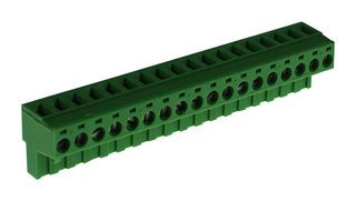 MCPTB9208/18 - Pluggable Terminal Block, 5.08 mm, 18 Ways, 2.5 mm², Screw - MULTICOMP PRO