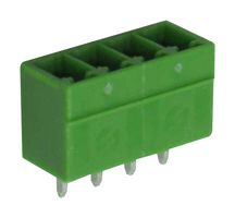 MCPTB93VE/4 - Terminal Block, Header, 3.81 mm, 4 Ways, 10 A, 200 V, Through Hole Vertical - MULTICOMP PRO