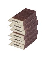 MP013572 - Sanding Sponge Set, #60, #80, #100, #120/#180/#240 Grit, 100 x 70 x 25mm Size, Aluminium Oxide - MULTICOMP PRO